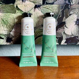 NEW 2-Pc Eucalyptus Spearmint Hand Cream Bath & Body Works
